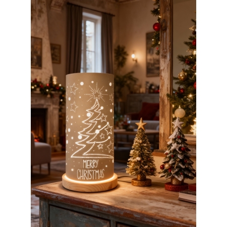 Lampada Merry Christmas – Lampada artigianale per dare stile alle tue feste