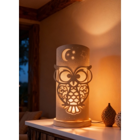 Gufo Incantato – Lampada artigianale per dare stile alle tue feste