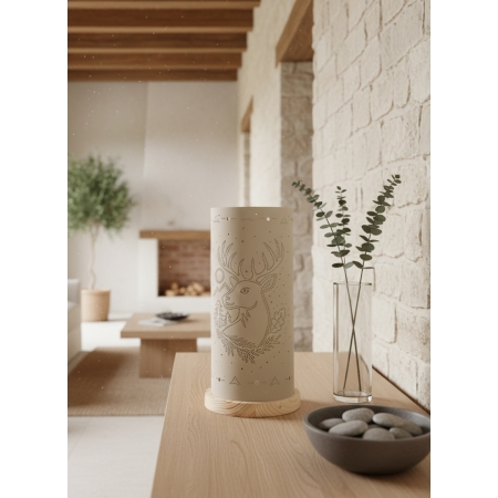 Il Re del Bosco – Lampada Cervo artigianale