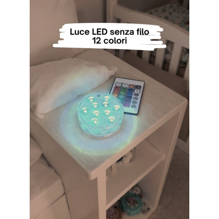 Il Cerbiatto Incantato – Lampada personalizzata con nome bambino per la cameretta