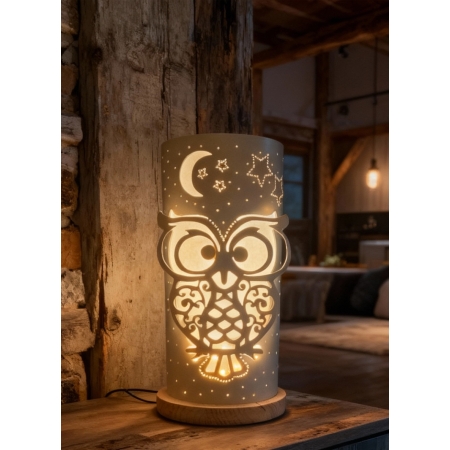 Gufo Incantato – Lampada artigianale per dare stile alle tue feste